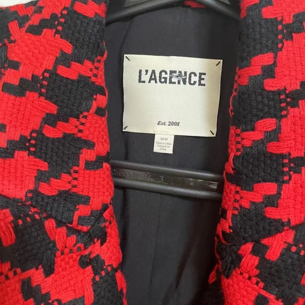 L’agence houndstooth cape coat SMALL - Picture 6 of 10